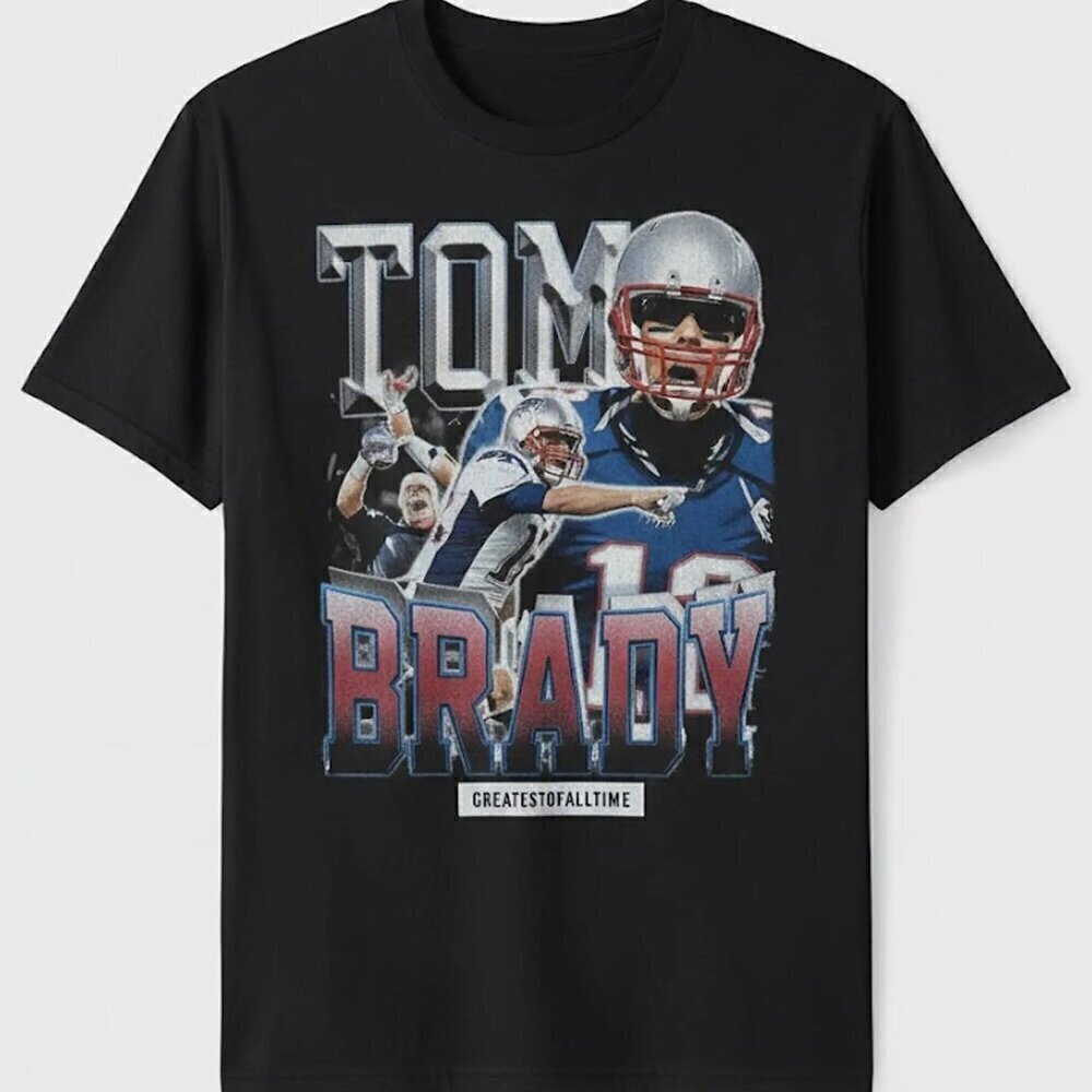 New England Patriots Tom Brady 2025 T Shirt .